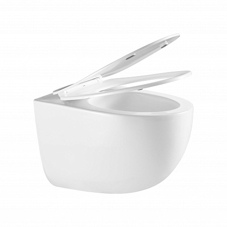 Подвесной унитаз безободковый Terminus Енисей Monolit 560х390 белый Королёв - фото 7