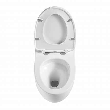 Подвесной унитаз безободковый Terminus Енисей Monolit 560х390 белый Королёв - фото 3